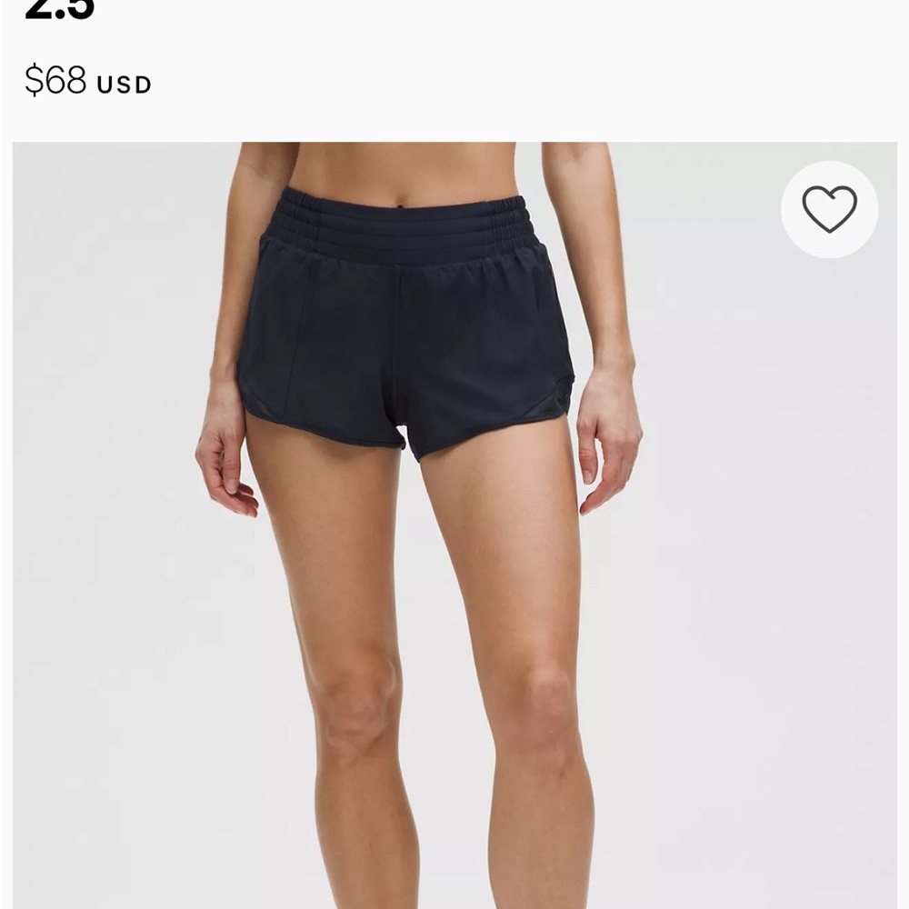 Lululemon Hotty Hot Shorts in Black Size 4